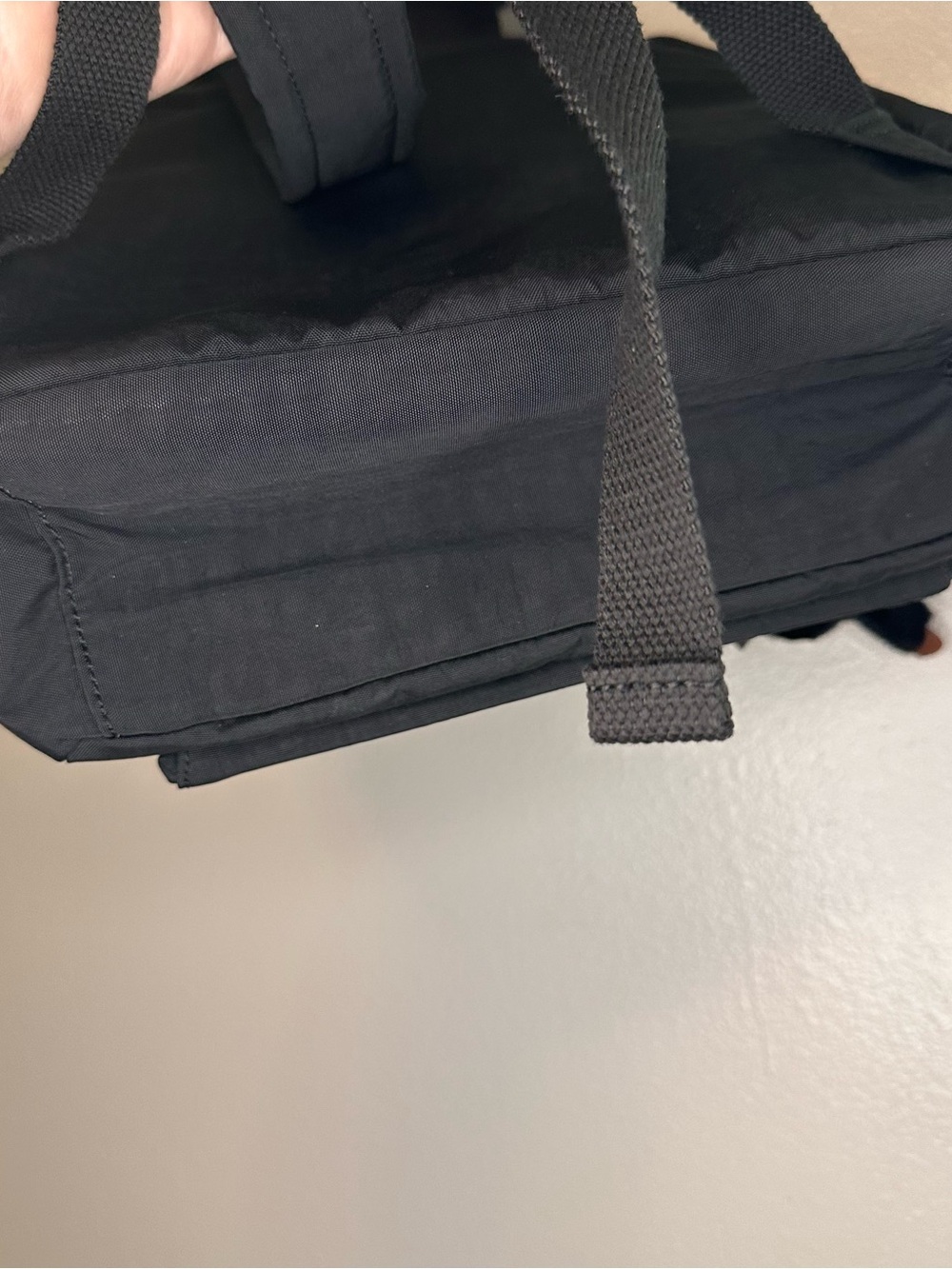 Kipling Black Nylon Backpack with Monkey Keychain - Picture 5 of 7